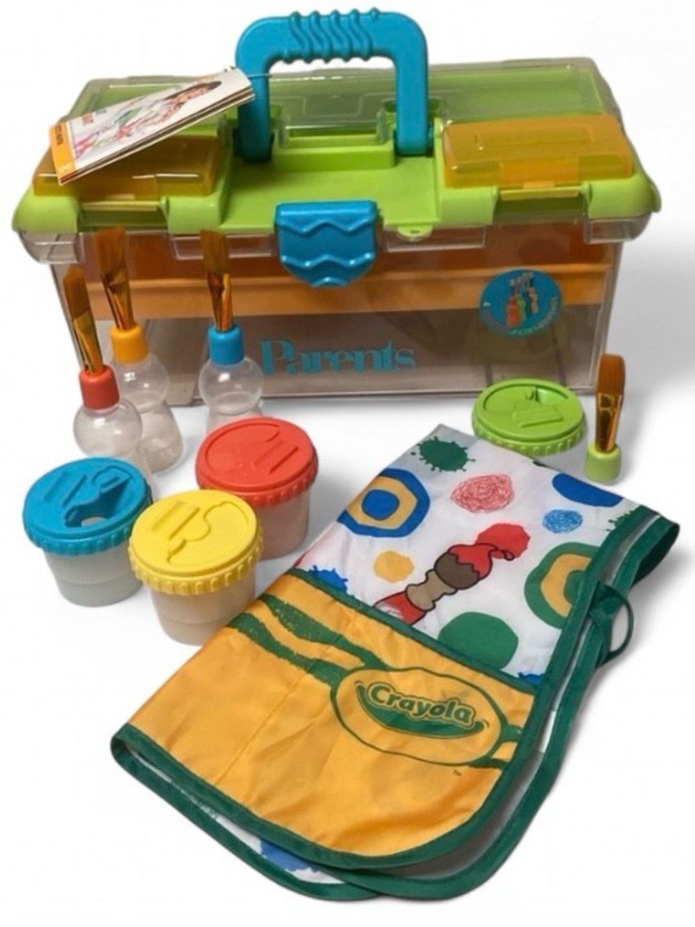 Parents ArtSmart Petite Painter Kit Kids Art Box Paint Set Carry Case
